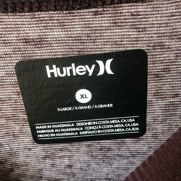 SOLD!!!!!! Hurley Two-Tone Logo Tee - Picture 3 of 3